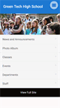 Mobile Screenshot of greentechhs.org